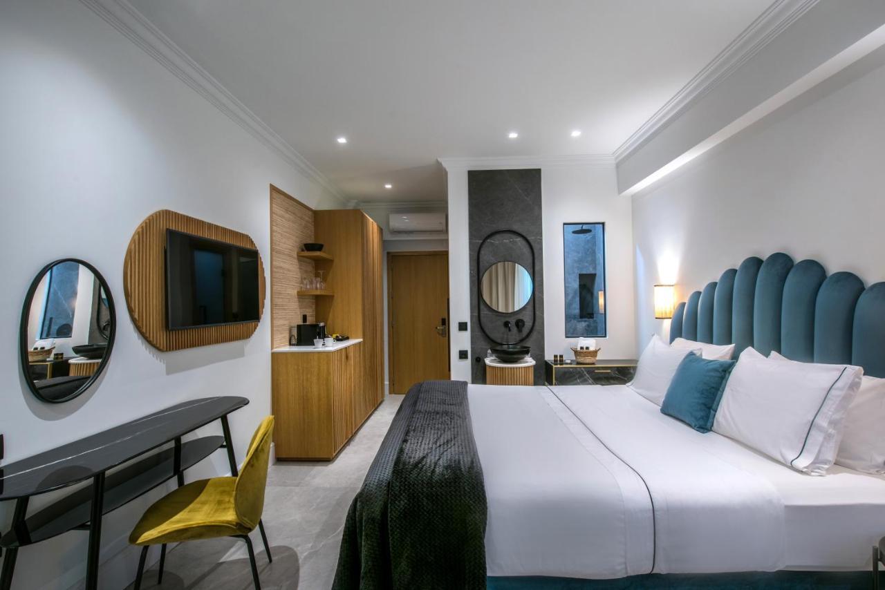 מאליה Drossia Palms Hotel And Nisos Beach Suites מראה חיצוני תמונה
