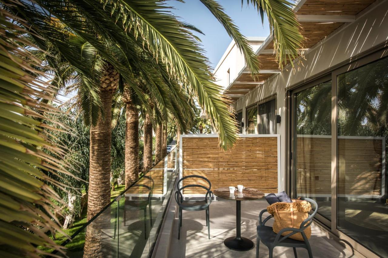 מאליה Drossia Palms Hotel And Nisos Beach Suites מראה חיצוני תמונה