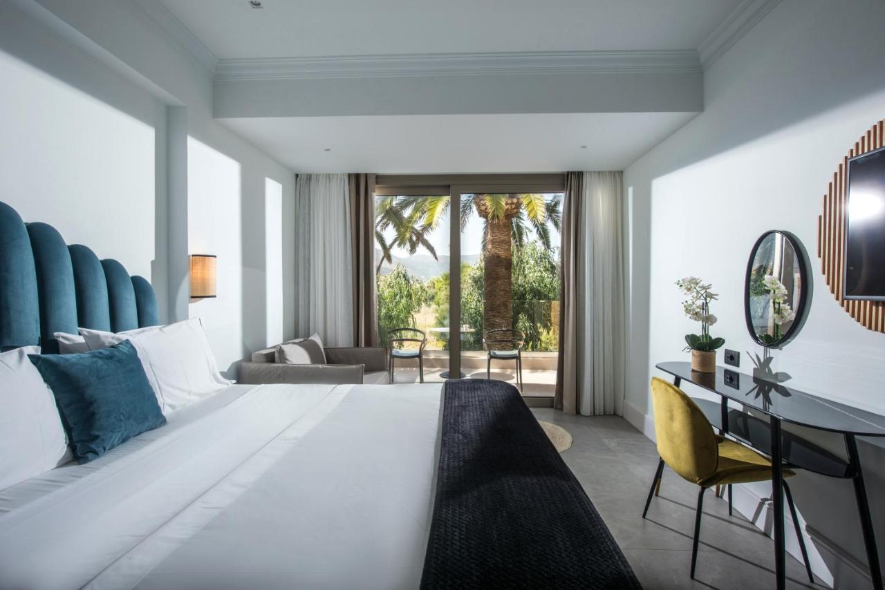 מאליה Drossia Palms Hotel And Nisos Beach Suites מראה חיצוני תמונה