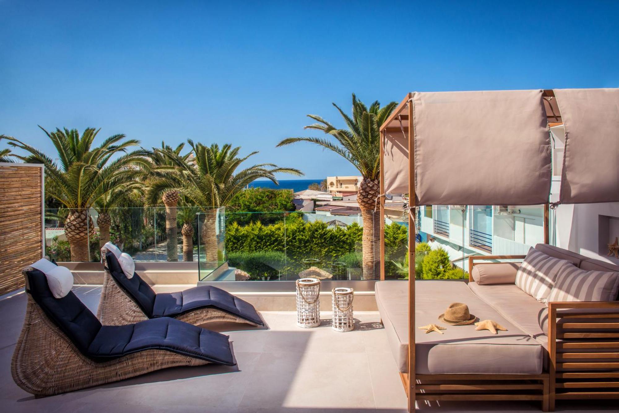 מאליה Drossia Palms Hotel And Nisos Beach Suites חדר תמונה