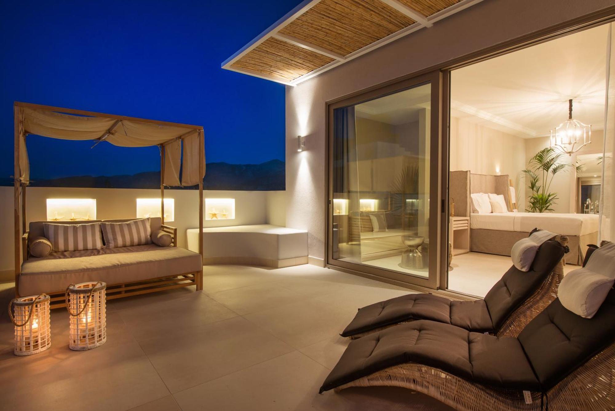 מאליה Drossia Palms Hotel And Nisos Beach Suites חדר תמונה