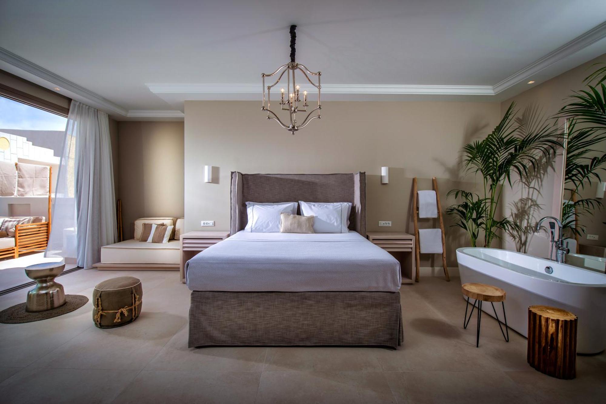 מאליה Drossia Palms Hotel And Nisos Beach Suites חדר תמונה