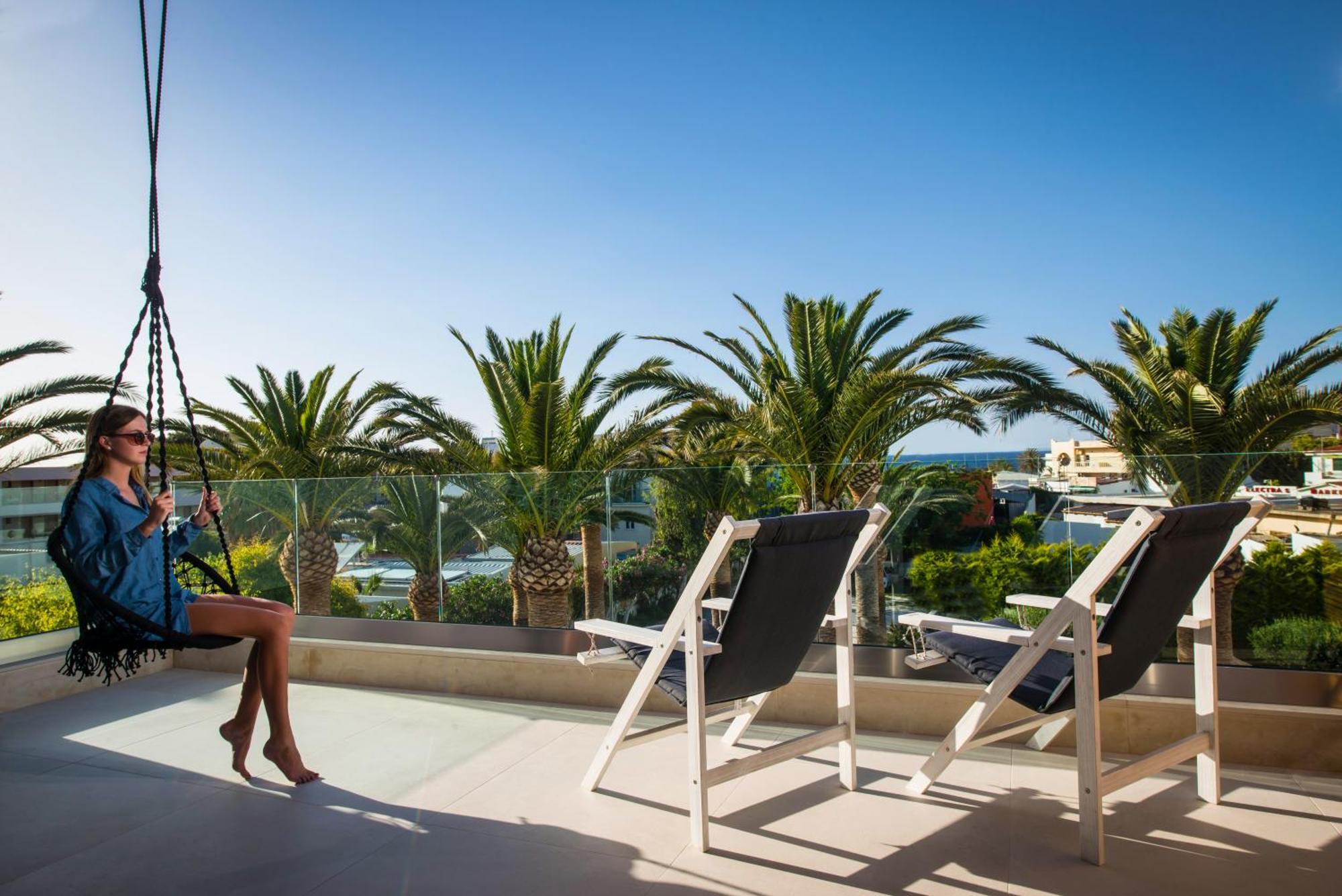 מאליה Drossia Palms Hotel And Nisos Beach Suites חדר תמונה