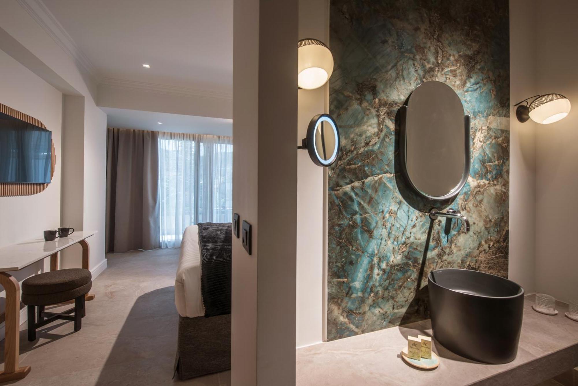 מאליה Drossia Palms Hotel And Nisos Beach Suites מראה חיצוני תמונה