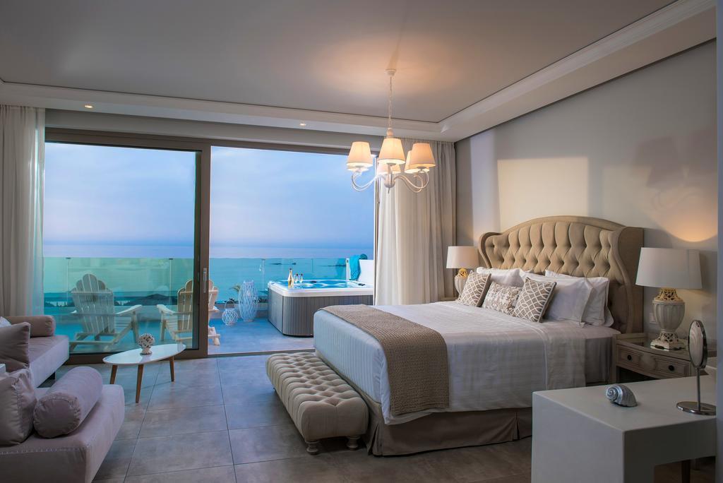 מאליה Drossia Palms Hotel And Nisos Beach Suites מראה חיצוני תמונה