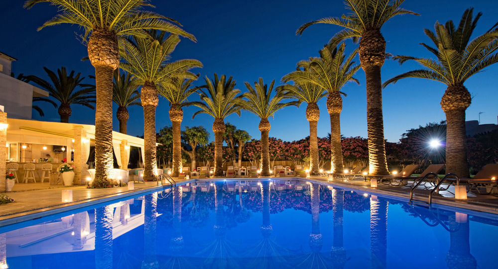 מאליה Drossia Palms Hotel And Nisos Beach Suites מראה חיצוני תמונה