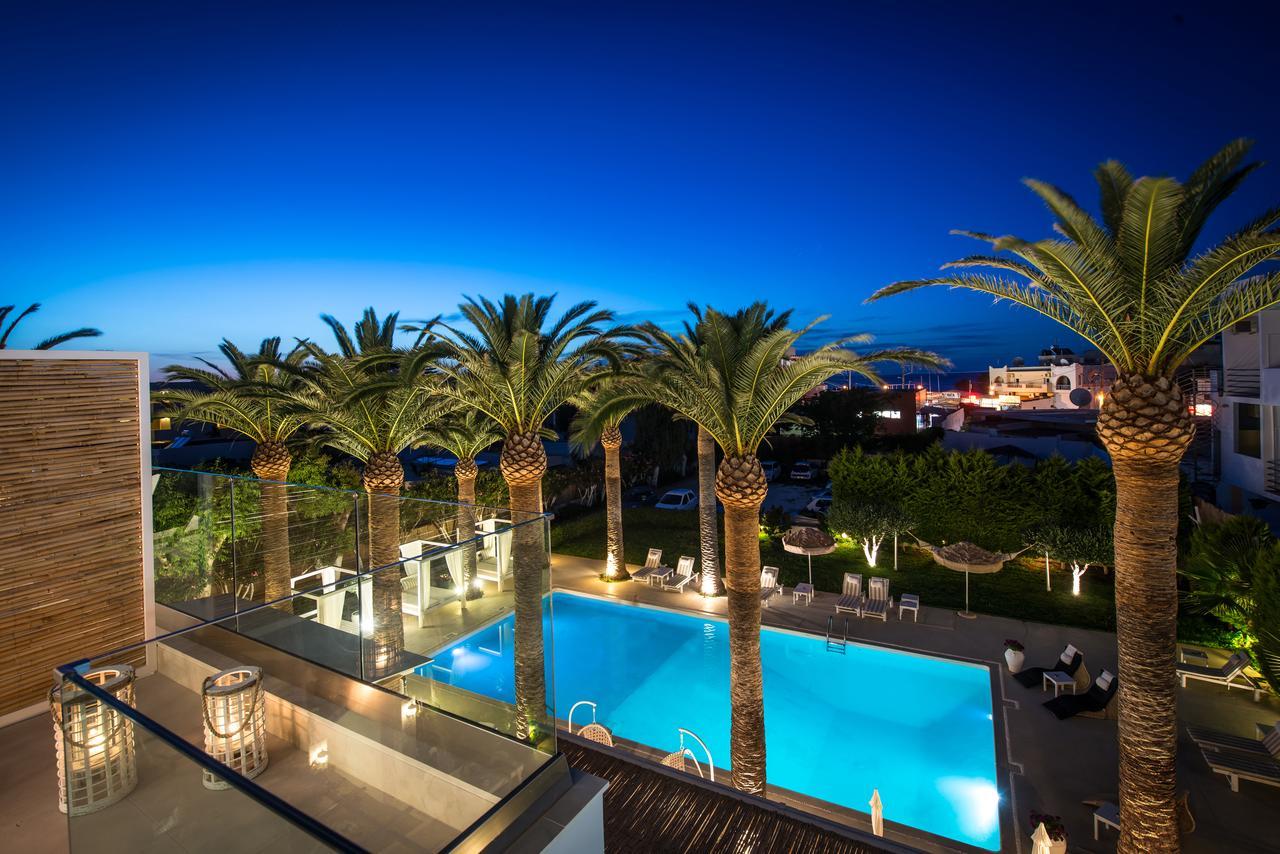מאליה Drossia Palms Hotel And Nisos Beach Suites מראה חיצוני תמונה