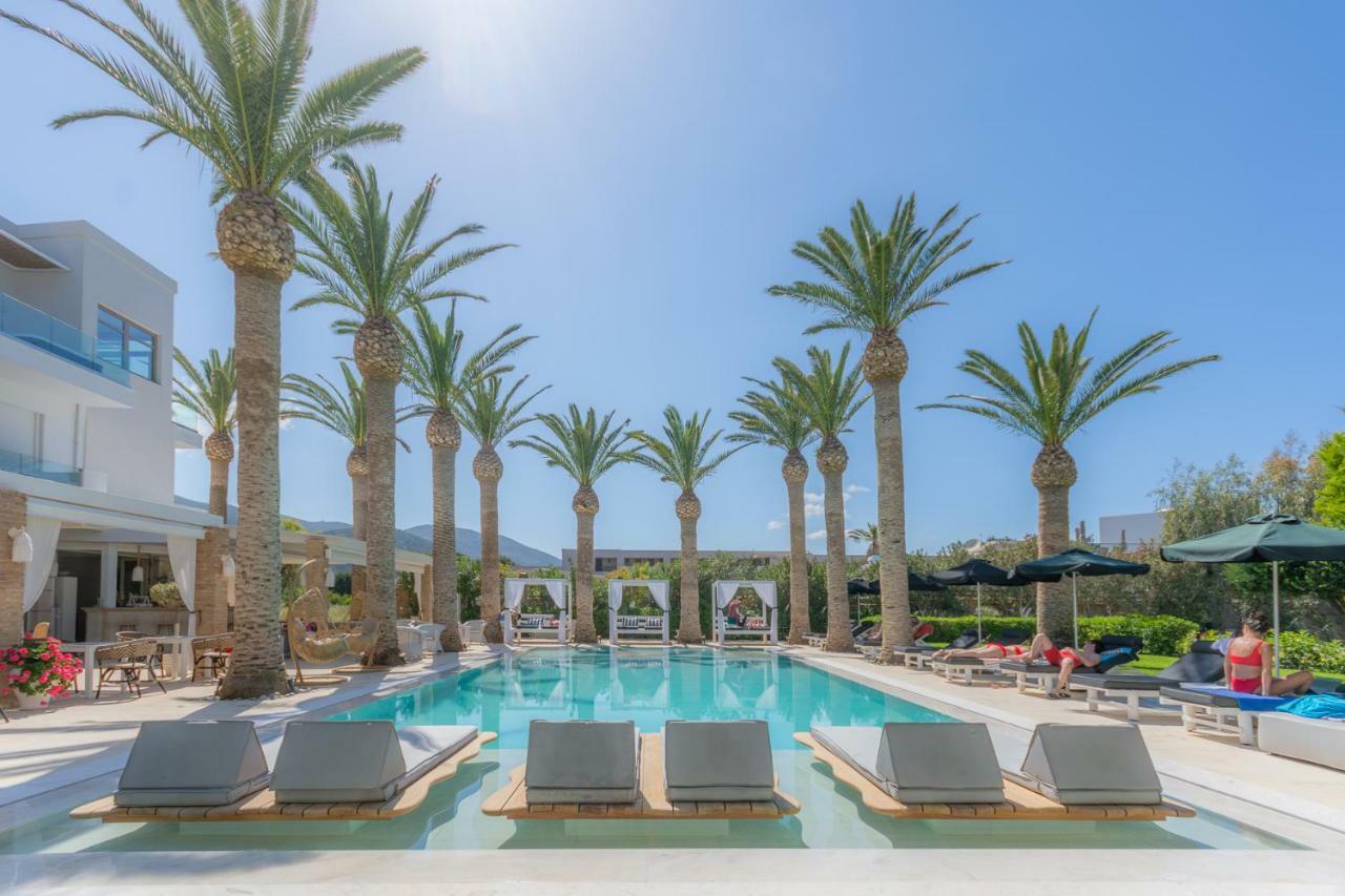 מאליה Drossia Palms Hotel And Nisos Beach Suites מראה חיצוני תמונה