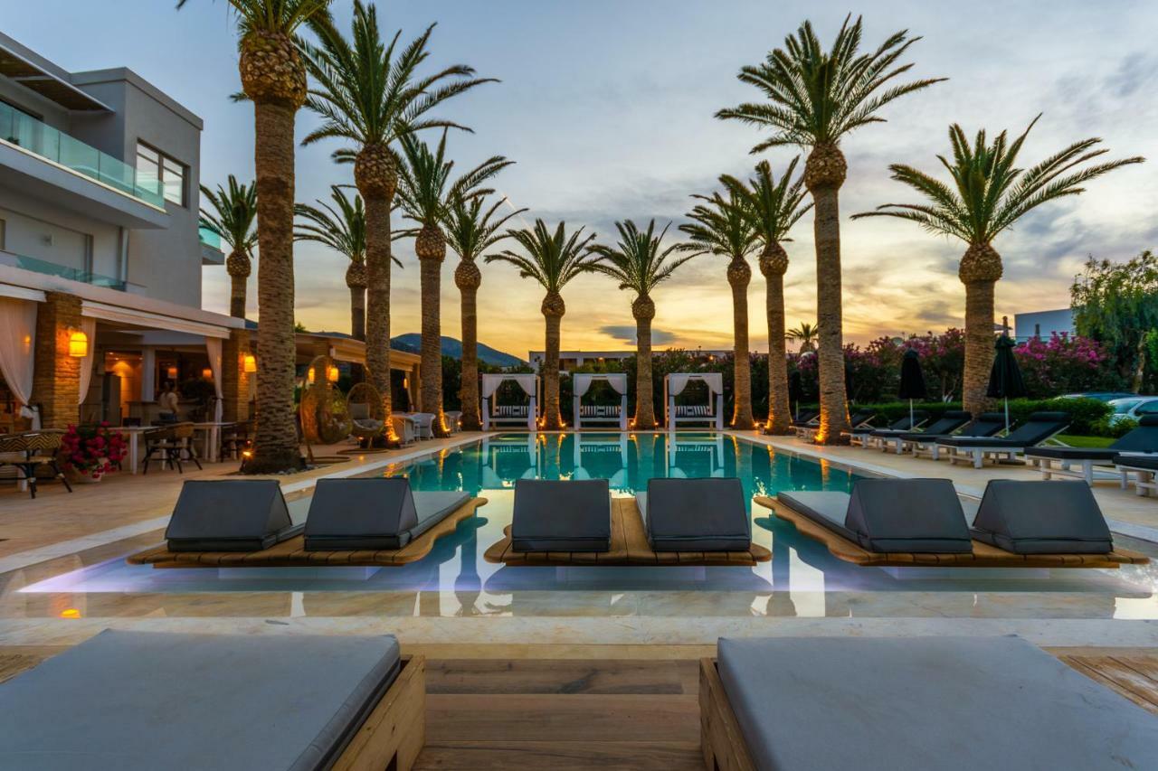 מאליה Drossia Palms Hotel And Nisos Beach Suites מראה חיצוני תמונה