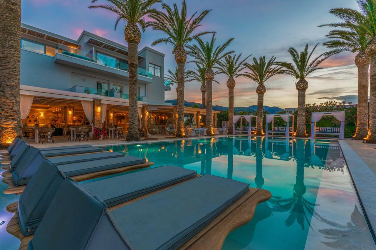 מאליה Drossia Palms Hotel And Nisos Beach Suites מראה חיצוני תמונה