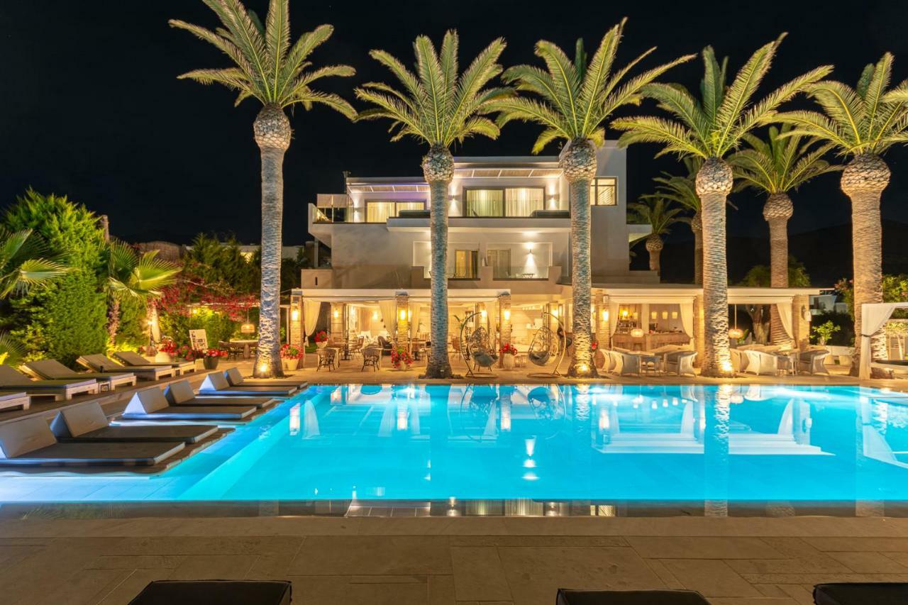 מאליה Drossia Palms Hotel And Nisos Beach Suites מראה חיצוני תמונה