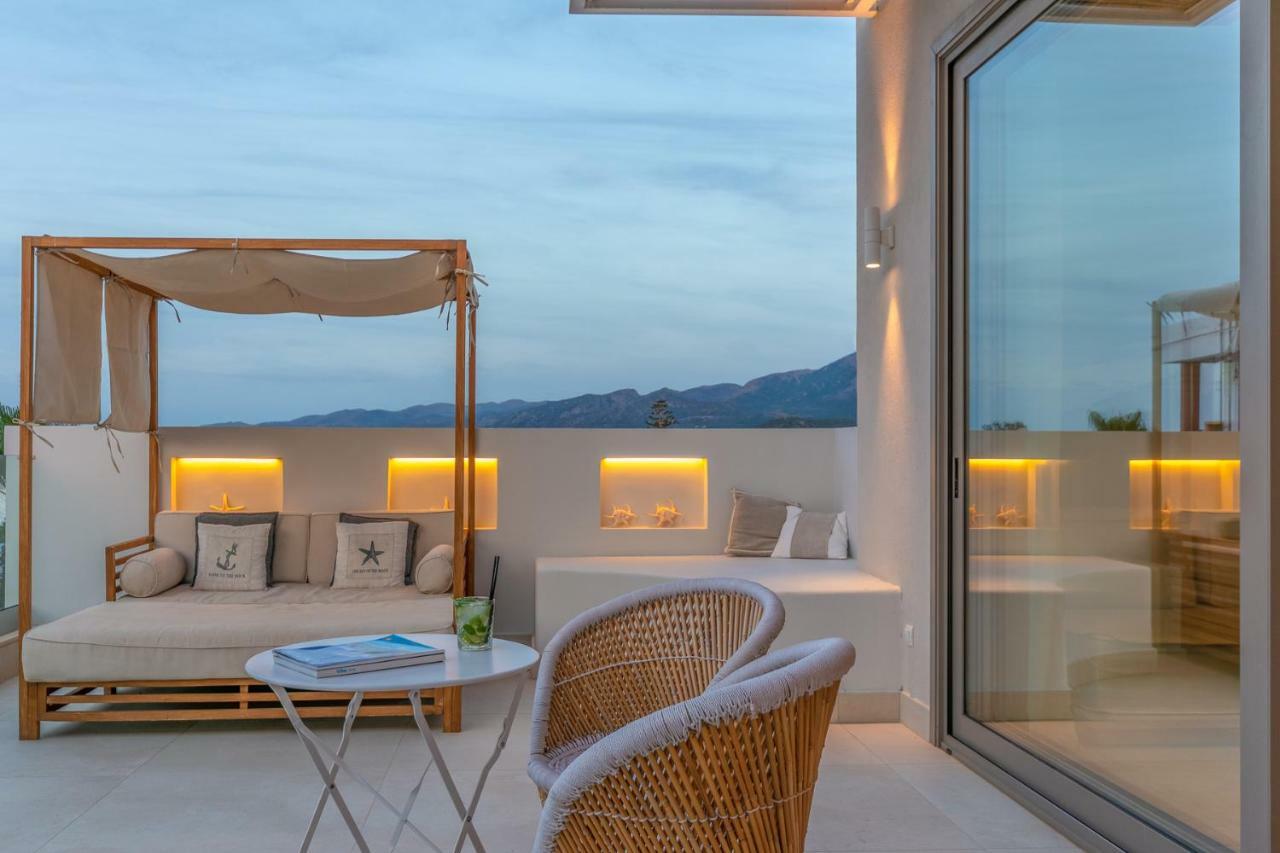 מאליה Drossia Palms Hotel And Nisos Beach Suites מראה חיצוני תמונה